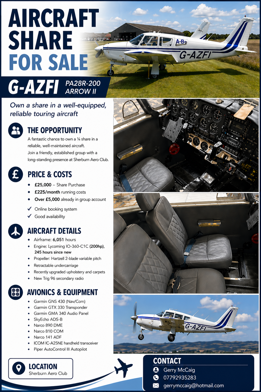 G-AZFI 1/4 Share