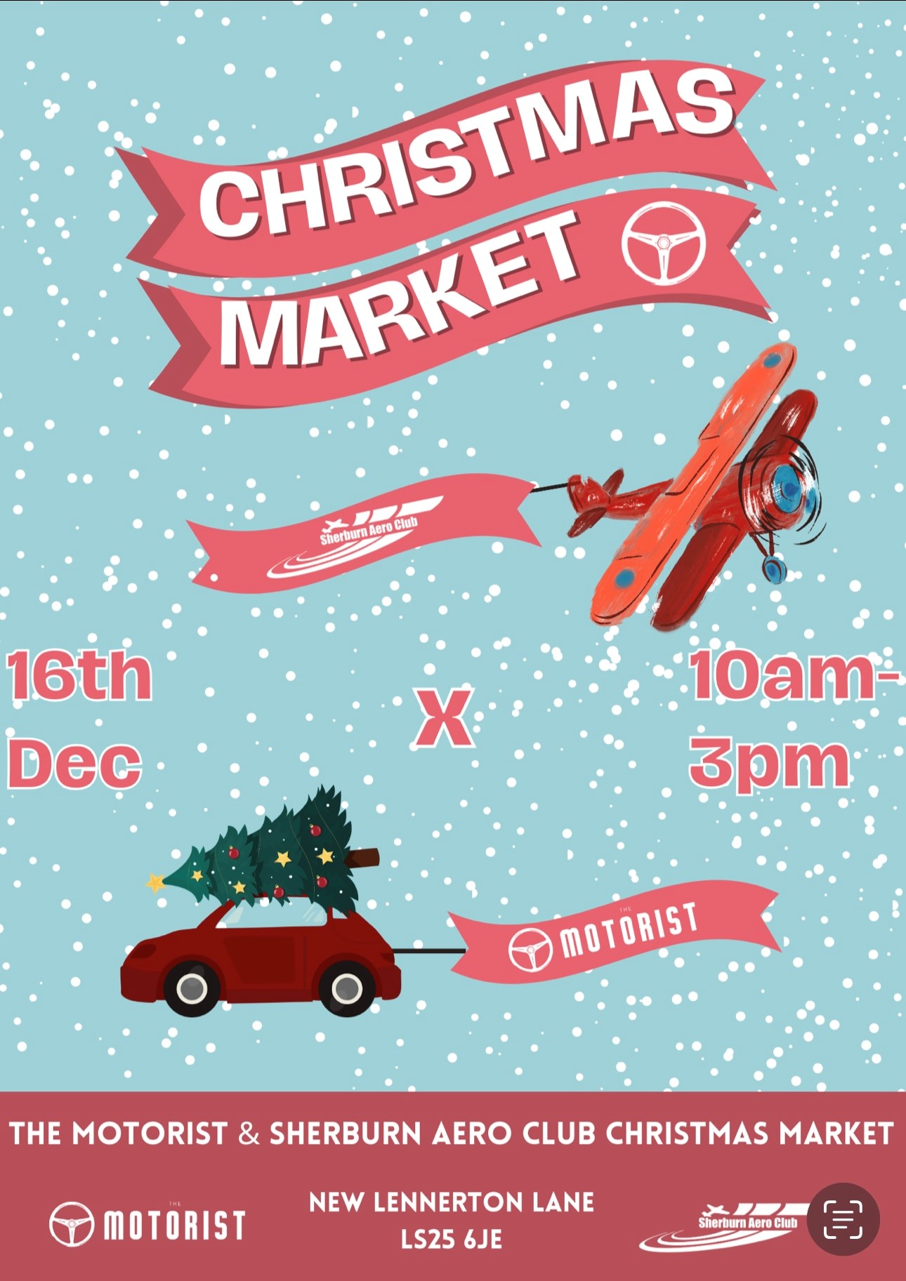 Sherburn Aero Club and The Motorist Christmas Market